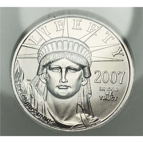 2007 American Eagle .9995 Platinum $25 NGC MS70