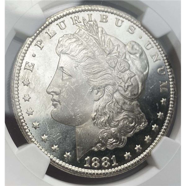 Last Minute! 1881-CC Morgan Silver Dollar NGC MS64 PL