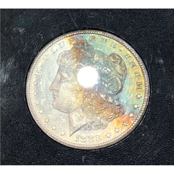Last Minute! Monster Color 1883-CC Morgan Silver Dollar MS64 GSA
