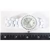 Image 1 : WHITE METAL RHINESTONE WATCH