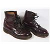 Image 1 : VINTAGE MADE IN ENGLAND BURGUNDY DR MARTENS