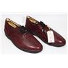 Image 1 : MENS LEATHER EATON DOWN UNDERS BURGUNDY DRESSY