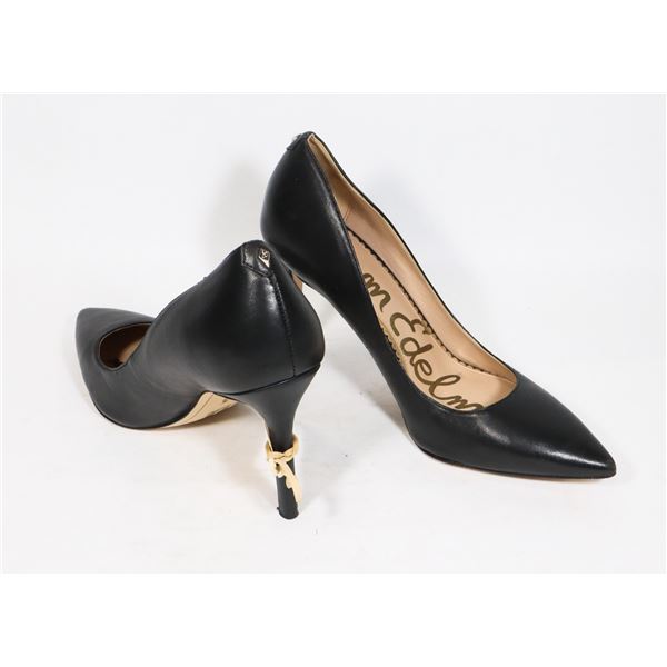 WOMENS SAM EDELMAN HAZEL BLACK PUMPS HEELS