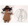 Image 2 : Native American Doll and Girl Decorative Plate  [165117]