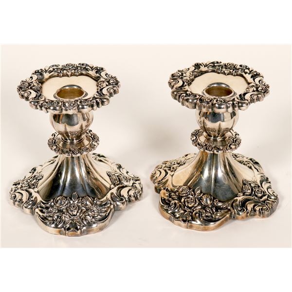 Lunt Silverplate Candlesticks-Vintage  [89551]