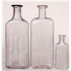 Image 2 : Montrose Drug Store Bottle Trio and Sign  [174107]