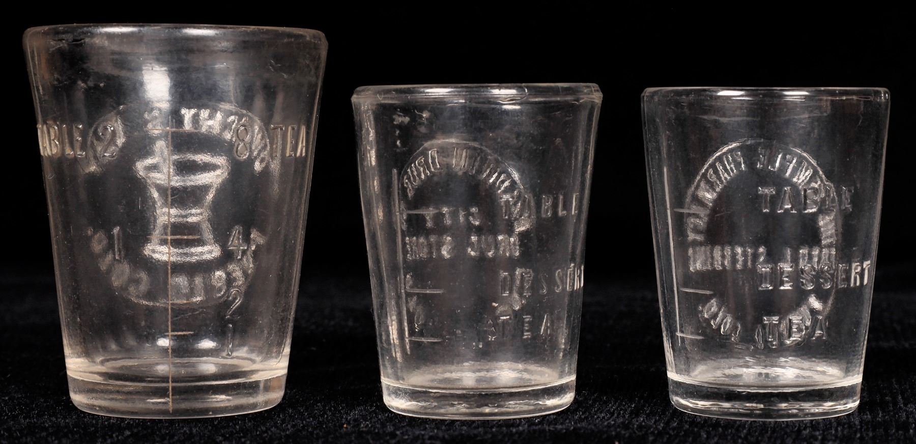 Pueblo Dosage Glass Trio 172255 Pueblo dosage glass trio 172255