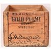 Image 2 : Gold Plume Coffee,  J,H. Caywood Lg Wood Box  [175353]