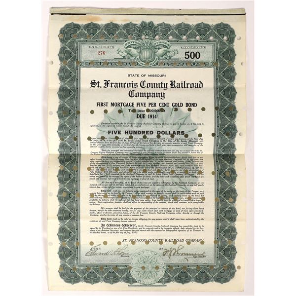 St. Francois County Railroad Bond  [174382]