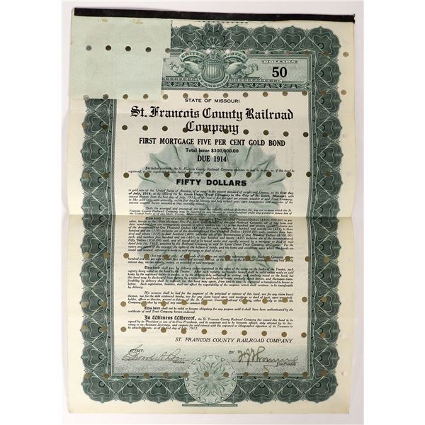 St. Francois County Railroad Bond  [174386]