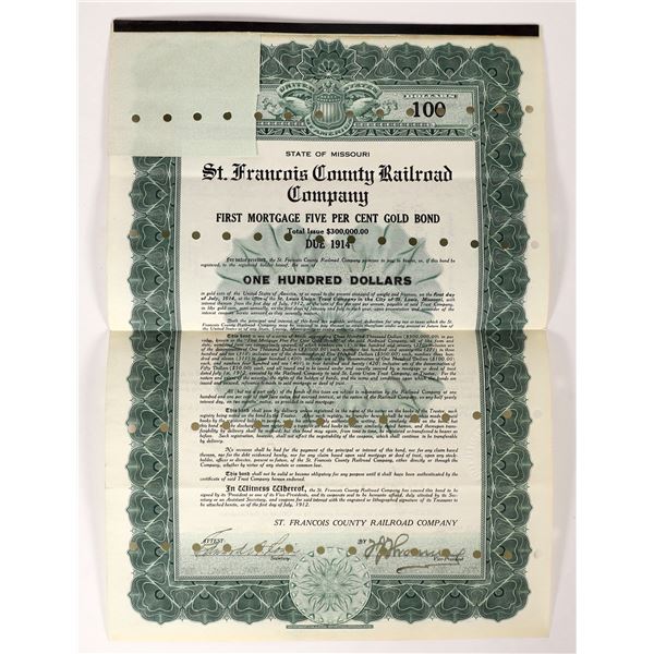 St. Francois County Railroad Bond  [174387]