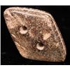 Image 1 : Diamond Shaped Stone Gorget or Gauge Tool   [154164]