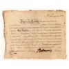 Image 1 : North American Land Co. Stock Signed by Robert Morris, Signer of the Declaration    [172184]