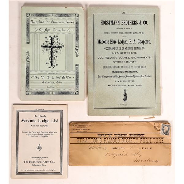 Masonic Regalia etc Price Lists, 4   [174544]