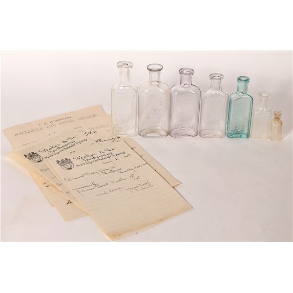 Colorado Springs, Colo. Drugstore Bottle and Ephemera Group   [174857]