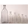 Image 1 : G R Lewis Slope Shoulder Drug Store Bottles, 6   [172268]