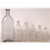 Image 2 : G R Lewis Slope Shoulder Drug Store Bottles, 6   [172268]