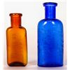 Image 2 : Denver Physician Colored Drug Bottle Pair   [176107]