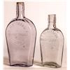 Image 1 : S Weinberger Coffin Whiskey Flask Pair   [176130]