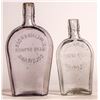 Image 2 : S Weinberger Coffin Whiskey Flask Pair   [176130]