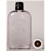 Image 2 : C. Nollenberger Half Pint Clear Pocket Flask   [168430]