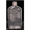 Image 3 : W.H. Tate & Co. Clear Pocket Half Pint Flask   [173522]