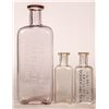 Image 1 : J M Watts Silver Plume Drug Store Bottle Trio   [174106]