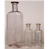 Image 2 : J M Watts Silver Plume Drug Store Bottle Trio   [174106]