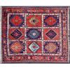 Image 1 : Gorgeous Yalameh (Iran) floor rug, deep red tones, 72" x 80"   [175995]