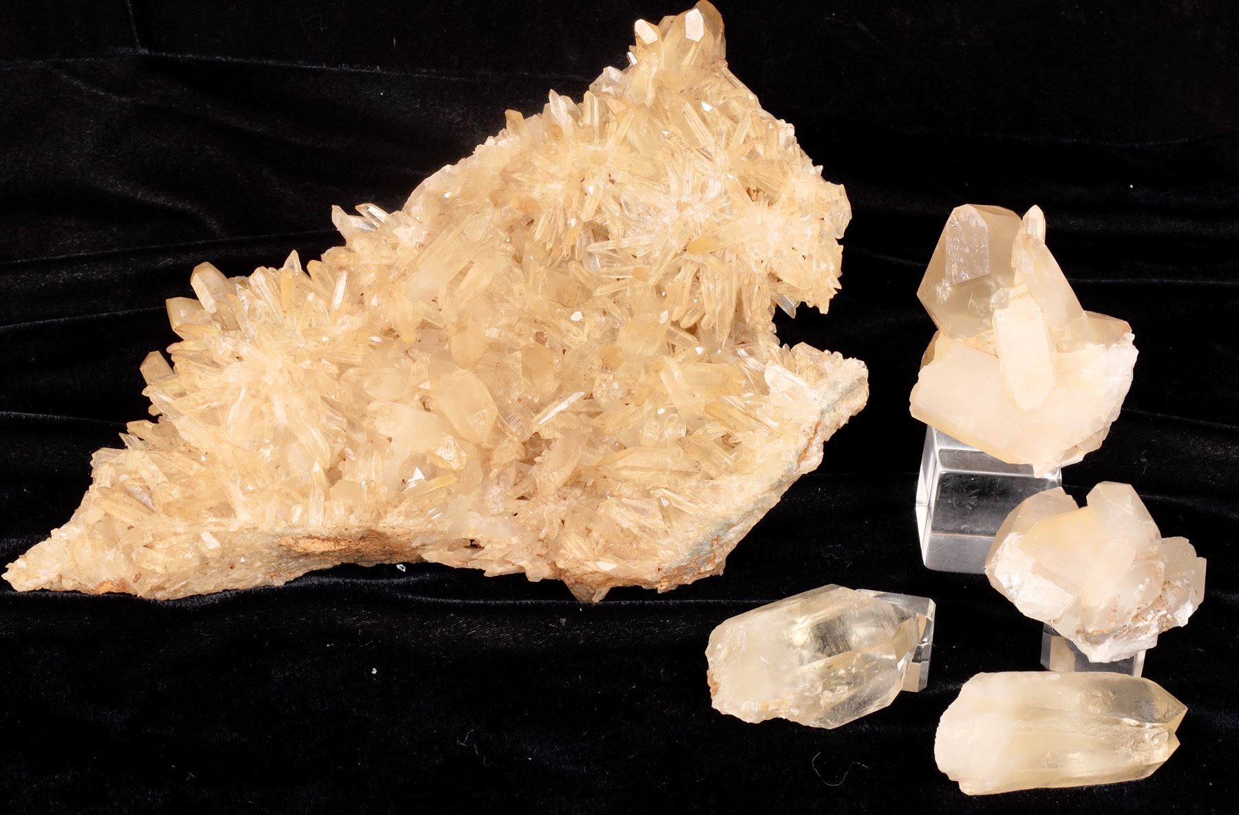 Quartz Crystals Collection (5), Needle cluster, RARE [175277 ...