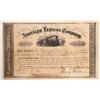 Image 1 : American Express Company Stock Certificate Signed by John Butterfield & William Fargo   [173437]