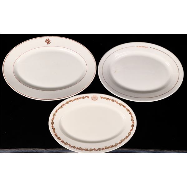 Great Northern & Other Dinner Service Platters (3)   [175232]