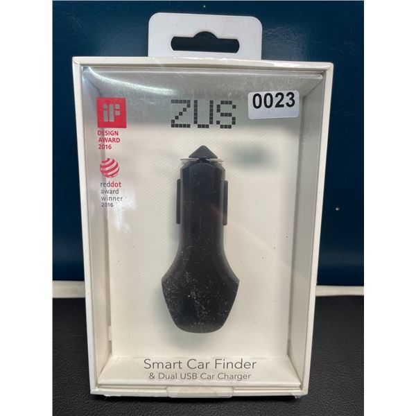Lot of 1 Zus Smart Car Finder & Dual USB Car Charger