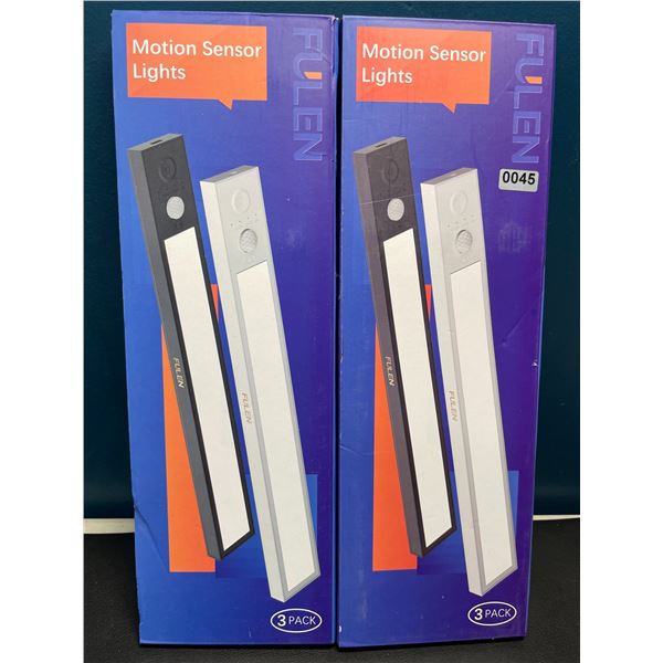 Lot of 2 Boxes of Motion Sensor Lights - 3PCS PER PACK!