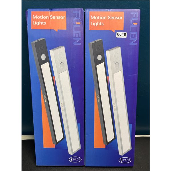 Lot of 2 Boxes of Motion Sensor Lights - 3PCS PER PACK!