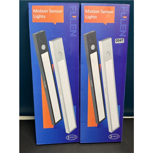 Lot of 2 Boxes of Motion Sensor Lights - 3PCS PER PACK!
