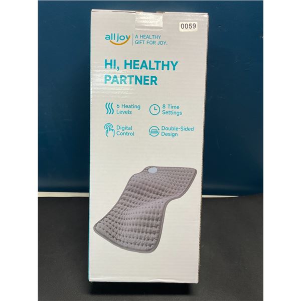 Lot of 1 AllJoy Large Size Body Heating Pad - 12in x 24inch - Brand New!