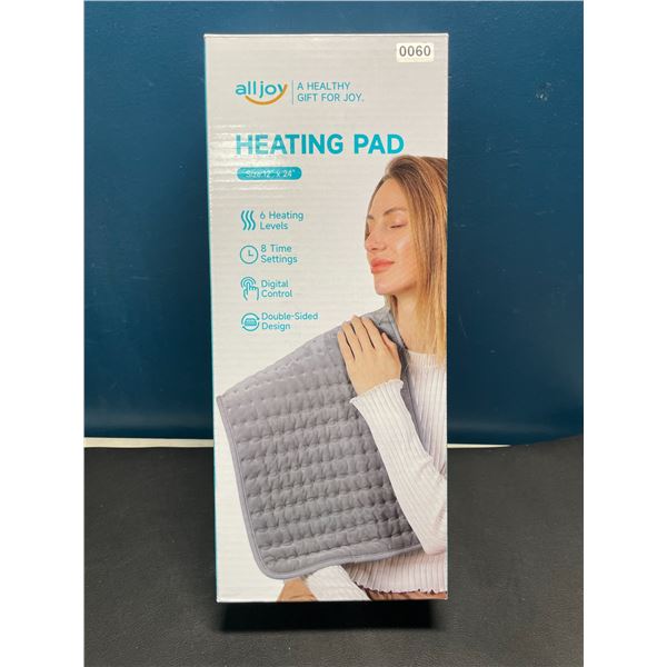 Lot of 1 AllJoy Large Size Body Heating Pad - 12in x 24inch - Brand New!