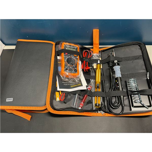 Lot of 2 Multi Piece Soldering Iron Kits