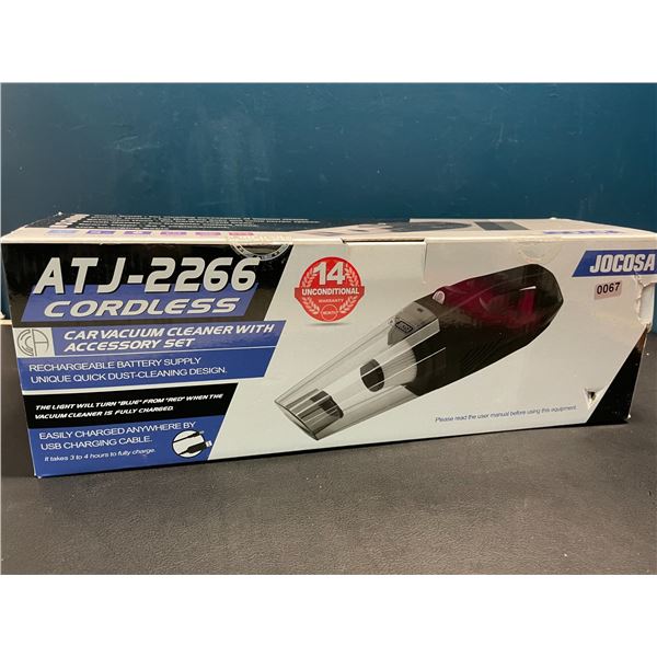 Lot of 1 ATJ-2266 Cordless Rechargeable Vacuum