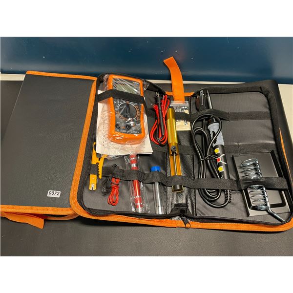 Lot of 2 Multi Piece Soldering Iron Kits