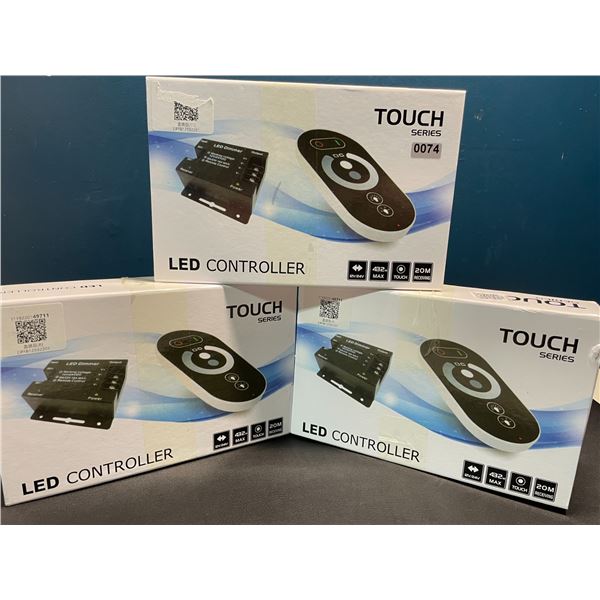 Lot of 3 Touch Series LED Controllers