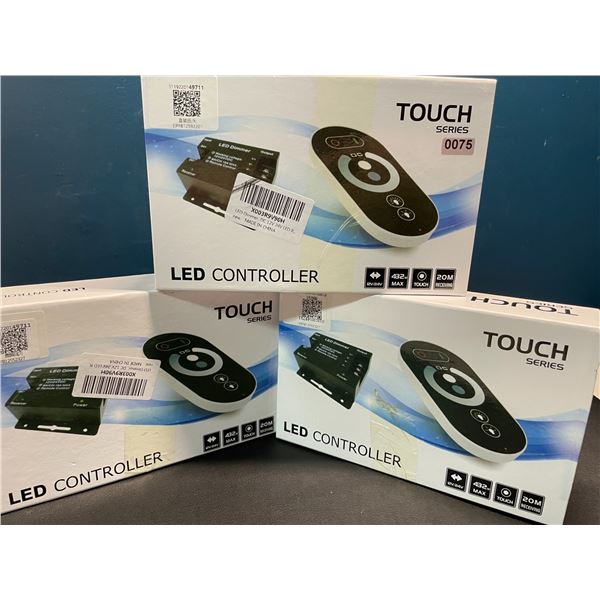 Lot of 3 Touch Series LED Controllers