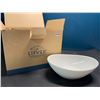 Image 2 : Lot of 1 Box of Lifver 7inch 17oz White Oval Dessert Bowls - 6PCS