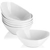 Image 1 : Lot of 1 Box of Lifver 7inch 17oz White Oval Dessert Bowls - 6PCS