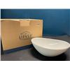 Image 2 : Lot of 1 Box of Lifver 7inch 17oz White Oval Dessert Bowls - 6PCS
