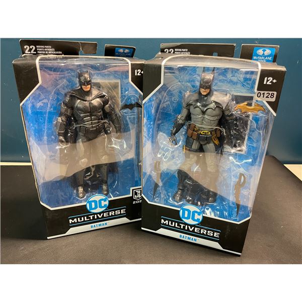 Lot of 2 Mcfarlane Toys DC Multiverse Batman