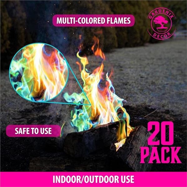 Lot of 1 Box of Legendary Blaze Fire Colorant - 20PCS/Packs