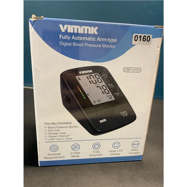 Lot of 1 Fully Automatic Arm-Type Digital Blood Pressure Monitor
