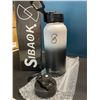 Image 2 : Lot of 1 Sibaok 32oz Stainless Steel Insulated/Leak Proof Water Bottle - White/Black Ombre